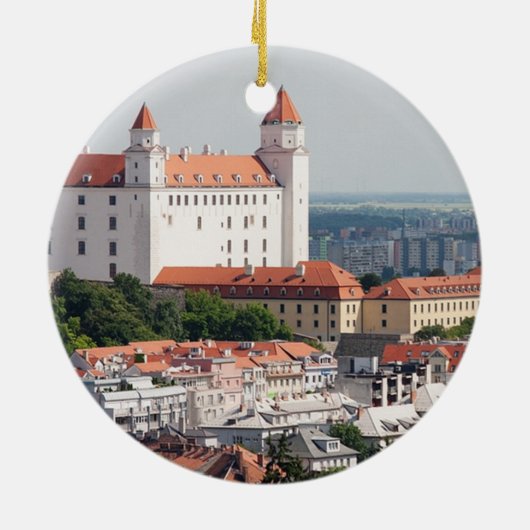 Décoration En Céramique Slovakia Bratislava Christmas (Dos)