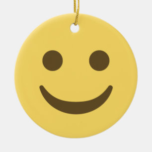 Décoration En Céramique Smiling emoji