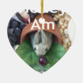 Décoration En Céramique Snacking de lapin mignon (Devant)