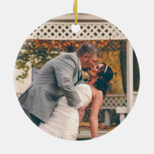 Décoration En Céramique Snowberries - Notre premier Noël Mr & Mrs Photo