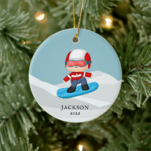 Snowboard Noël personnalisé