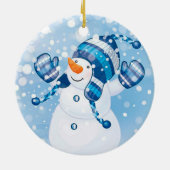 Décoration En Céramique Snowman (Dos)