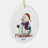 Décoration En Céramique Snowman (Droite)
