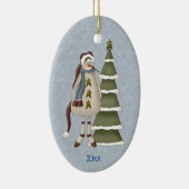 Décoration En Céramique Snowman (Droite)