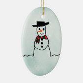 Décoration En Céramique Snowman (Droite)