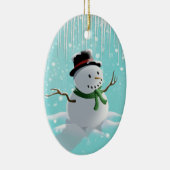 Décoration En Céramique Snowman (Droite)