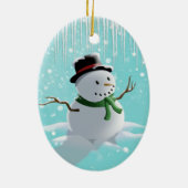 Décoration En Céramique Snowman (Dos)
