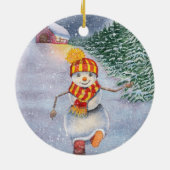 Décoration En Céramique Snowman (Dos)