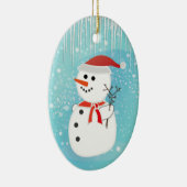 Décoration En Céramique Snowman (Droite)