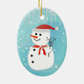 Décoration En Céramique Snowman (Dos)