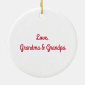 Décoration En Céramique Snowman (Dos)