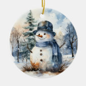 Décoration En Céramique Snowman (Devant)