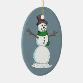 Décoration En Céramique Snowman (Droite)
