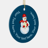 Décoration En Céramique Snowman Tooth (Droite)