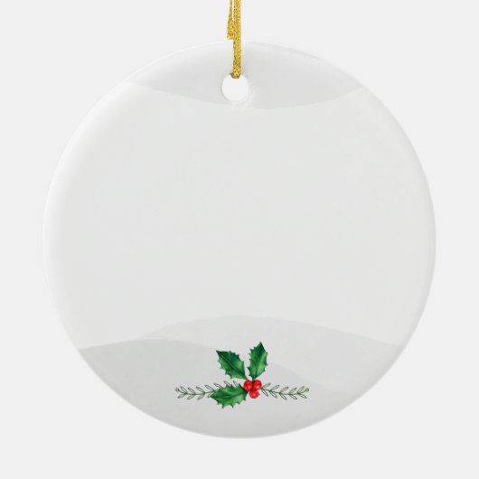 Décoration En Céramique Snowy Mountain Winter Log Cabine X10 (Dos)