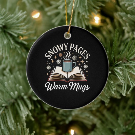 Décoration En Céramique Snowy Pages Bookish Christmas Ornament (Arbre)