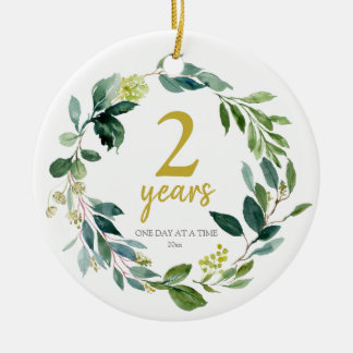Décoration En Céramique Sobriété personnalisée 2 Anniversaire cadeau