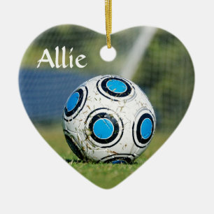 Décoration En Céramique Soccer Ball avec Goal