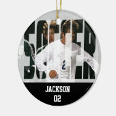 Décoration En Céramique Soccer ⚽ garde photo (Gauche)