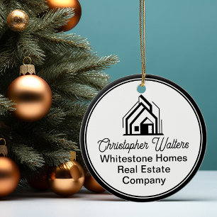 Décoration En Céramique Société immobilière élégante Realtor personnalisé