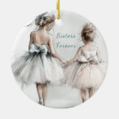 Décoration En Céramique Soeurs pour l'ornement céramique - Elégant Pastel (Dos)