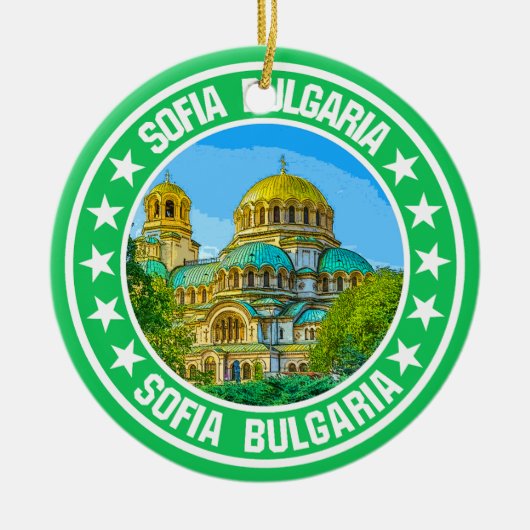 Décoration En Céramique Sofia Bulgarie (Devant)