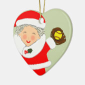 Décoration En Céramique Softball Noël 2023 (Gauche)