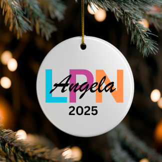 Décoration En Céramique Soins infirmiers personnalisés 2025, Rn personnali