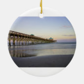 Décoration En Céramique Soirée De Paix Sur Folly Beach (Dos)