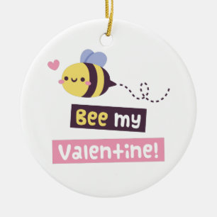 Décoration En Céramique Sois Ma Saint-Valentin, Aveu de Pun Amour Mignon