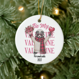 Décoration En Céramique Sois Ma Saint-Valentin Skunk Mignon Saint-Valentin