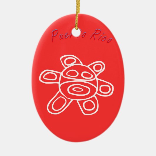 Décoration En Céramique Sol Taino de Jayuya (Devant)