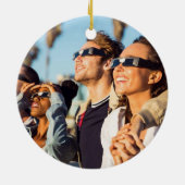 Décoration En Céramique Solar Eclipse 2024 Personnalisé Emplacement Garde  (Dos)