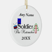 Décoration En Céramique Soldat de casse-noix (Droite)