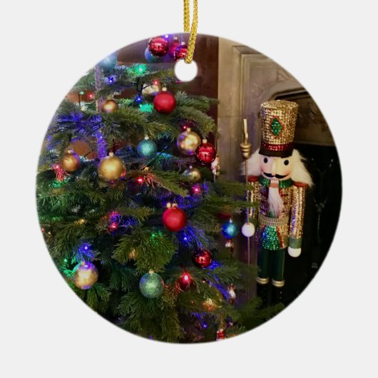 Décoration En Céramique Soldat et sapin de Noël (Devant)