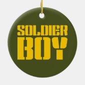 DÉCORATION EN CÉRAMIQUE SOLDIER GARY (Dos)