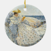 Décoration En Céramique Soleil d'été | Childe Hassam (Dos)