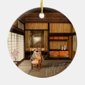 Décoration En Céramique Soleil levant (Dos)