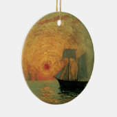 Décoration En Céramique Soleil rouge par Maxime Maufra, impressionnisme Vi (Droite)