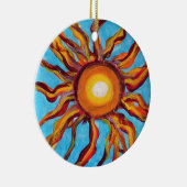 Décoration En Céramique Soleil sauvage (Droite)