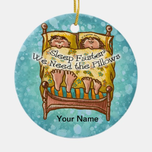 Décoration En Céramique Sommeil plus rapide (Devant)