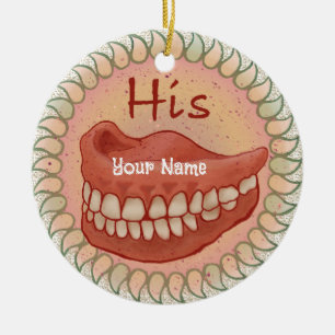 Décoration En Céramique Son faux dentier