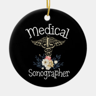 Décoration En Céramique Sonographe Médicale mignon Sonographie Cadeau