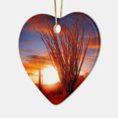 Décoration En Céramique Sonora Arizona d'Ocotillo de déserts (Gauche)