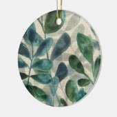 Décoration En Céramique Sophistication verdoyante - Feuilles tropicaux (Gauche)