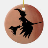 Décoration En Céramique Sorcière (Dos)