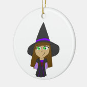Décoration En Céramique sorcière chibi (Gauche)