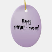 Décoration En Céramique Sorcière de Weimaraner (Dos)