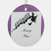 Décoration En Céramique Sorcière effrayante à cheval Halloween Thunder_Cov (Gauche)