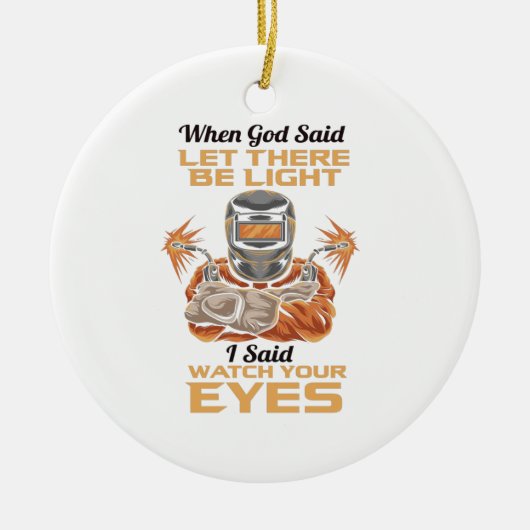 Décoration En Céramique Soudeur (Devant)